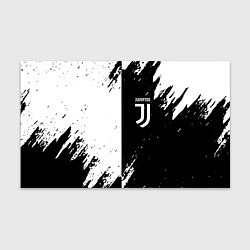 Бумага для упаковки Juventus краски чёрнобелые, цвет: 3D-принт