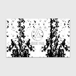 Бумага для упаковки Linkin park краски лого чёрно белый