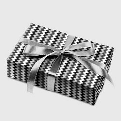 Бумага для упаковки Волнистые полосы серый, цвет: 3D-принт — фото 2