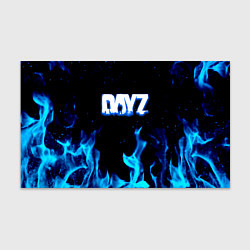 Бумага для упаковки Dayz синий огонь лого