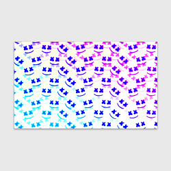 Бумага для упаковки Marshmello pattern neon