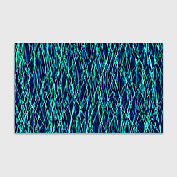 Бумага для упаковки Тёмно-синий абстрактный неоновые линии