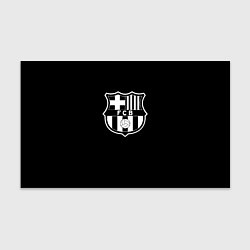 Бумага для упаковки Barcelona fc club белое лого