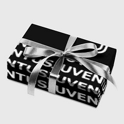 Бумага для упаковки Juventus pattern fc club steel, цвет: 3D-принт — фото 2