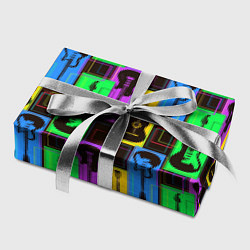 Бумага для упаковки Красочные гитары, цвет: 3D-принт — фото 2