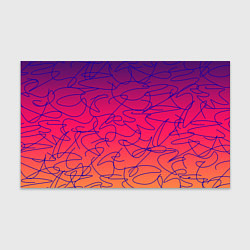 Бумага для упаковки Каракули на градиентном фоне, цвет: 3D-принт