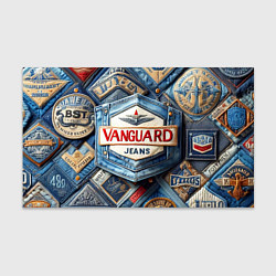 Бумага для упаковки Vanguard denim patchwork - ai art