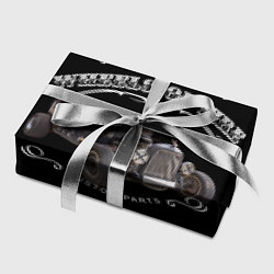 Бумага для упаковки Хотрод Wheels of fire, цвет: 3D-принт — фото 2