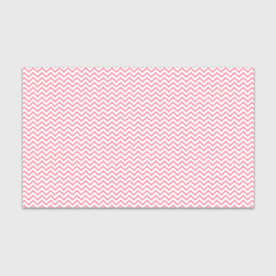 Бумага для упаковки Белый в розовые ломаные полосы