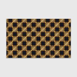 Бумага для упаковки Узор в шахматную клетку из квадратов