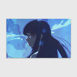 Бумага для упаковки Fern: Blue Cute Face