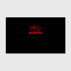 Бумага для упаковки Subaru red logo, цвет: 3D-принт