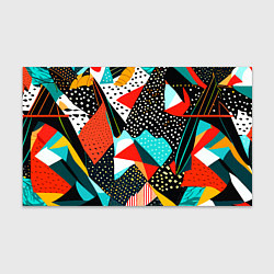 Бумага для упаковки Abstract patchwork - ai art, цвет: 3D-принт
