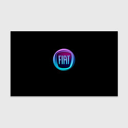 Бумага для упаковки FIAT logo neon, цвет: 3D-принт
