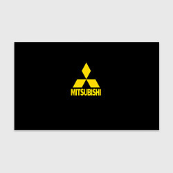 Бумага для упаковки Mitsubishi logo yelow, цвет: 3D-принт