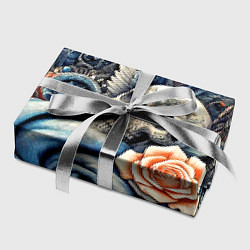 Бумага для упаковки Стимпанк композиция с черепом, цвет: 3D-принт — фото 2