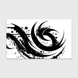 Бумага для упаковки Ai art black and white abstraction