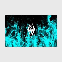 Бумага для упаковки The elder scrolls neon flame