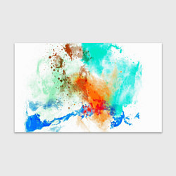 Бумага для упаковки Штрихи красок цветные