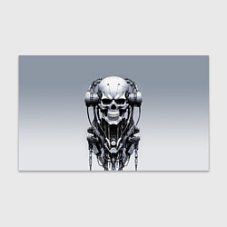 Бумага для упаковки Cool cyber skull - ai art fantasy