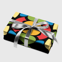 Бумага для упаковки Калейдоскоп на темном фоне, цвет: 3D-принт — фото 2