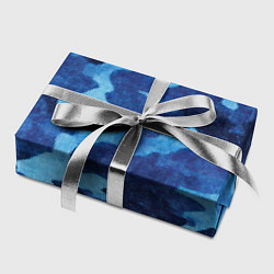 Бумага для упаковки Синий камуфляж, цвет: 3D-принт — фото 2