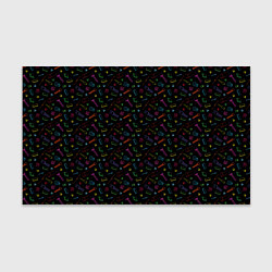 Бумага для упаковки Паттерн с разноцветными радиодеталями, цвет: 3D-принт