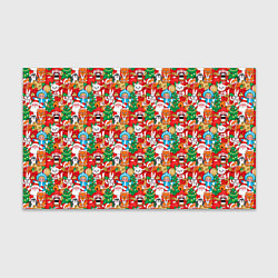 Бумага для упаковки Новогодние игрушки