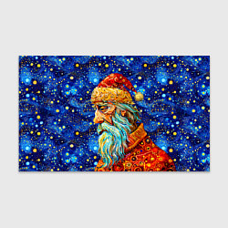 Бумага для упаковки Santa Claus: pop-art-brut-nouveau pointillism