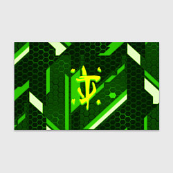 Бумага для упаковки Doom geometry green, цвет: 3D-принт