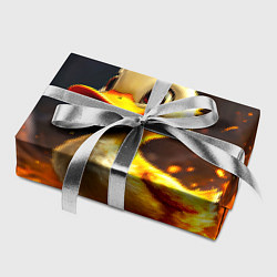 Бумага для упаковки Утенок в огне, цвет: 3D-принт — фото 2