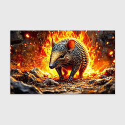 Бумага для упаковки Броненосец в огне, цвет: 3D-принт