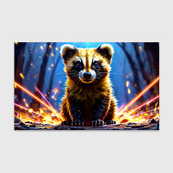 Бумага для упаковки Росомаха в искрах, цвет: 3D-принт