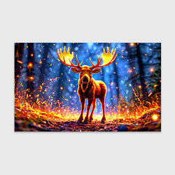 Бумага для упаковки Лосенок в лесу, цвет: 3D-принт