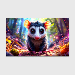 Бумага для упаковки Опоссум в лесу