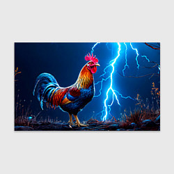 Бумага для упаковки Петух и молния