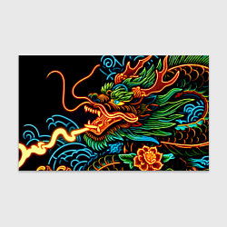 Бумага для упаковки Japanese neon dragon - irezumi