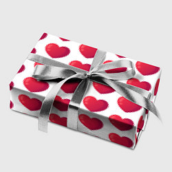 Бумага для упаковки Сердца паттерн, цвет: 3D-принт — фото 2