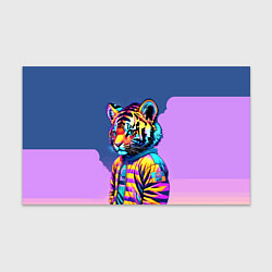 Бумага для упаковки Cool tiger cub - pop art