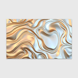 Бумага для упаковки Жидкое белое золото, цвет: 3D-принт