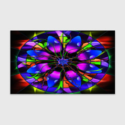 Бумага для упаковки Неоновая психоделика лепестки