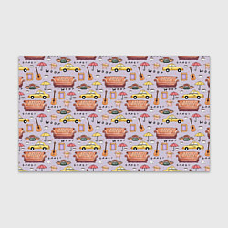 Бумага для упаковки Друзья - паттерн