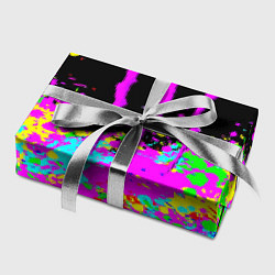 Бумага для упаковки Monster energy краски неоновые, цвет: 3D-принт — фото 2