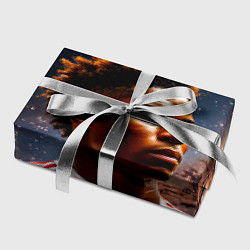 Бумага для упаковки Маркус Рашфорд и космос, цвет: 3D-принт — фото 2