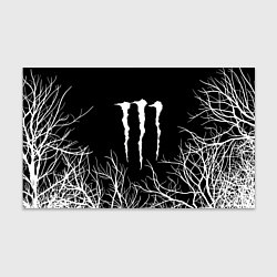 Бумага для упаковки Monster energy лес