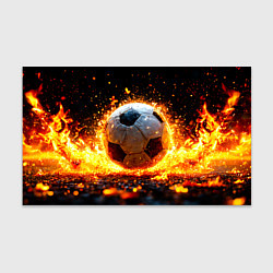 Бумага для упаковки Футбольный мяч в огне