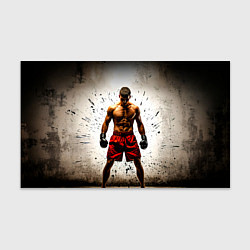 Бумага для упаковки Боксер в красном, цвет: 3D-принт