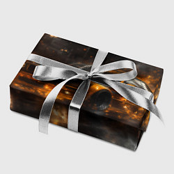 Бумага для упаковки Желтый БМВ в огне, цвет: 3D-принт — фото 2