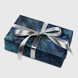 Бумага для упаковки Абстракция - dark blue sea stone, цвет: 3D-принт — фото 2