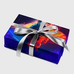 Бумага для упаковки Огненный путь космонавта, цвет: 3D-принт — фото 2